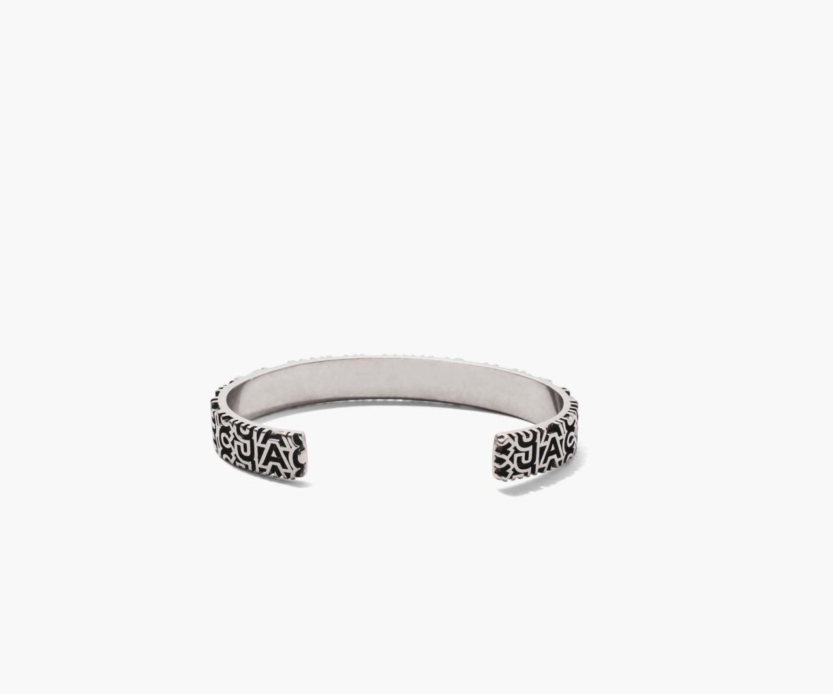 Marc Jacobs Monogram Engraved Bracelet Plateadas | 6523014-YZ