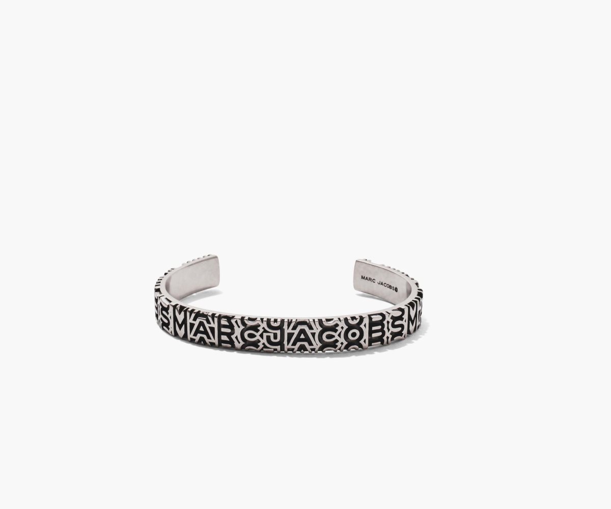 Marc Jacobs Monogram Engraved Bracelet Plateadas | 6523014-YZ