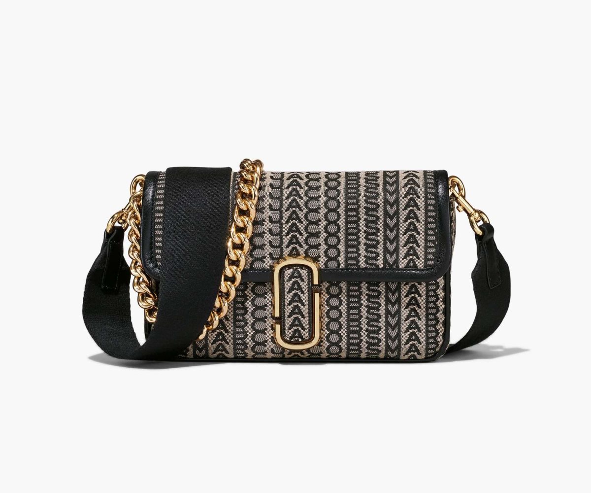 Marc Jacobs Monogram J Marc Shoulder Bag Beige Multicolor | 5437210-KM