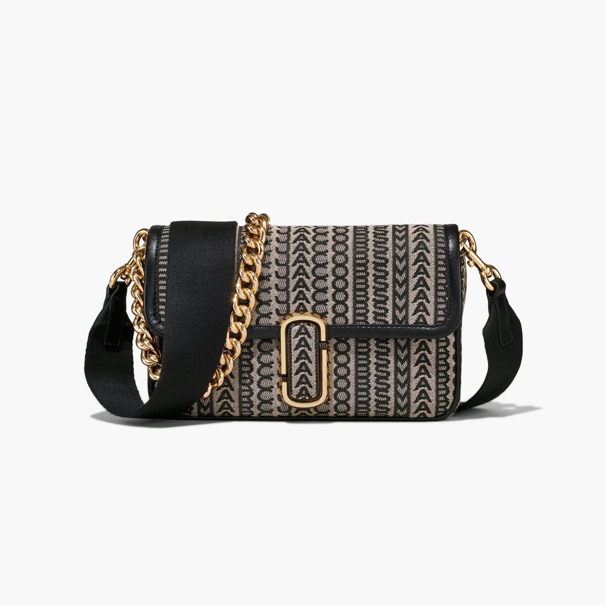 Marc Jacobs Monogram J Marc Shoulder Bag Beige Multicolor | 5437210-KM