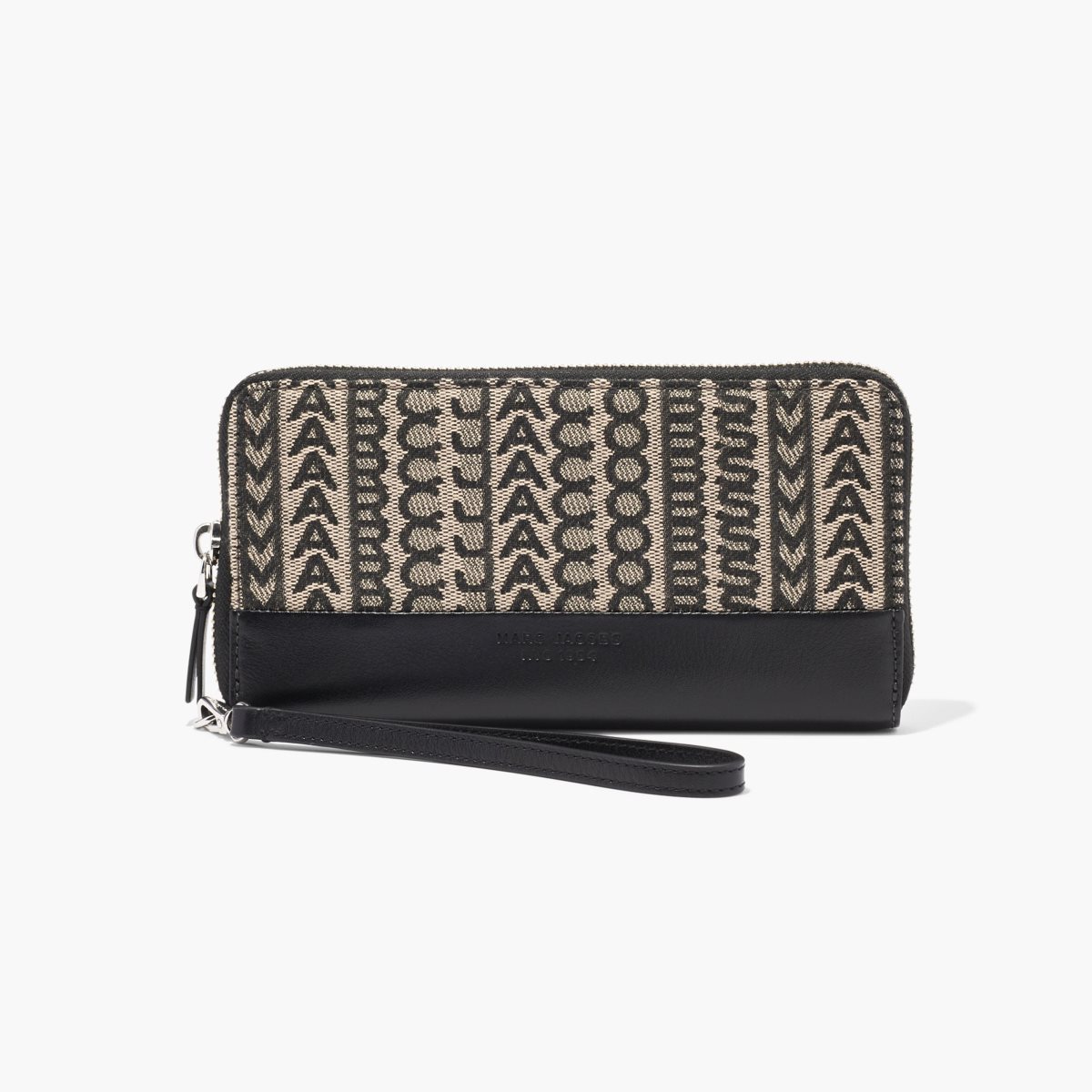 Marc Jacobs Monogram Jacquard Continental Wristlet Wallet Beige Multicolor | 6704923-EF