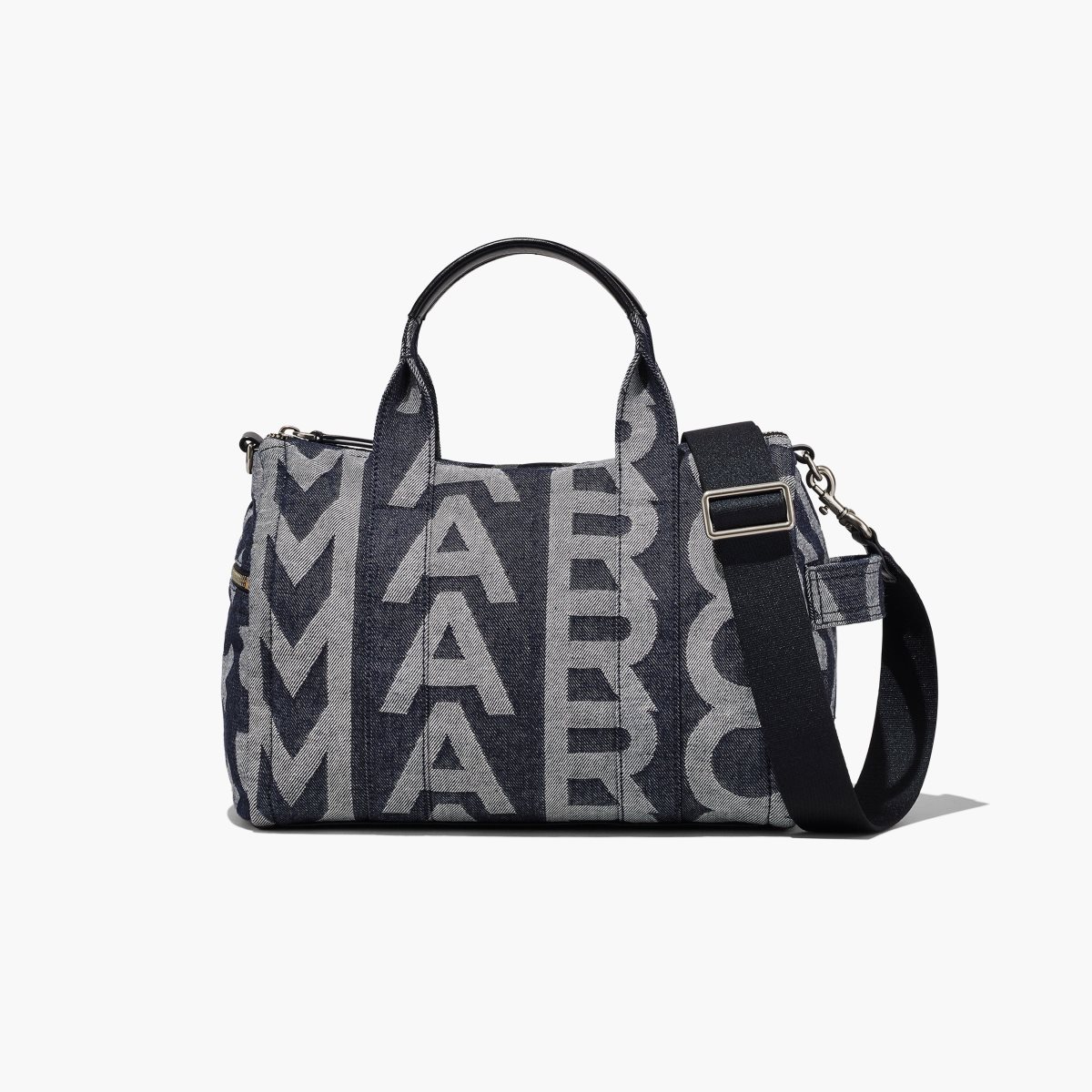 Marc Jacobs Monogram Medium Denim Duffle Bag Azules | 9834627-DF