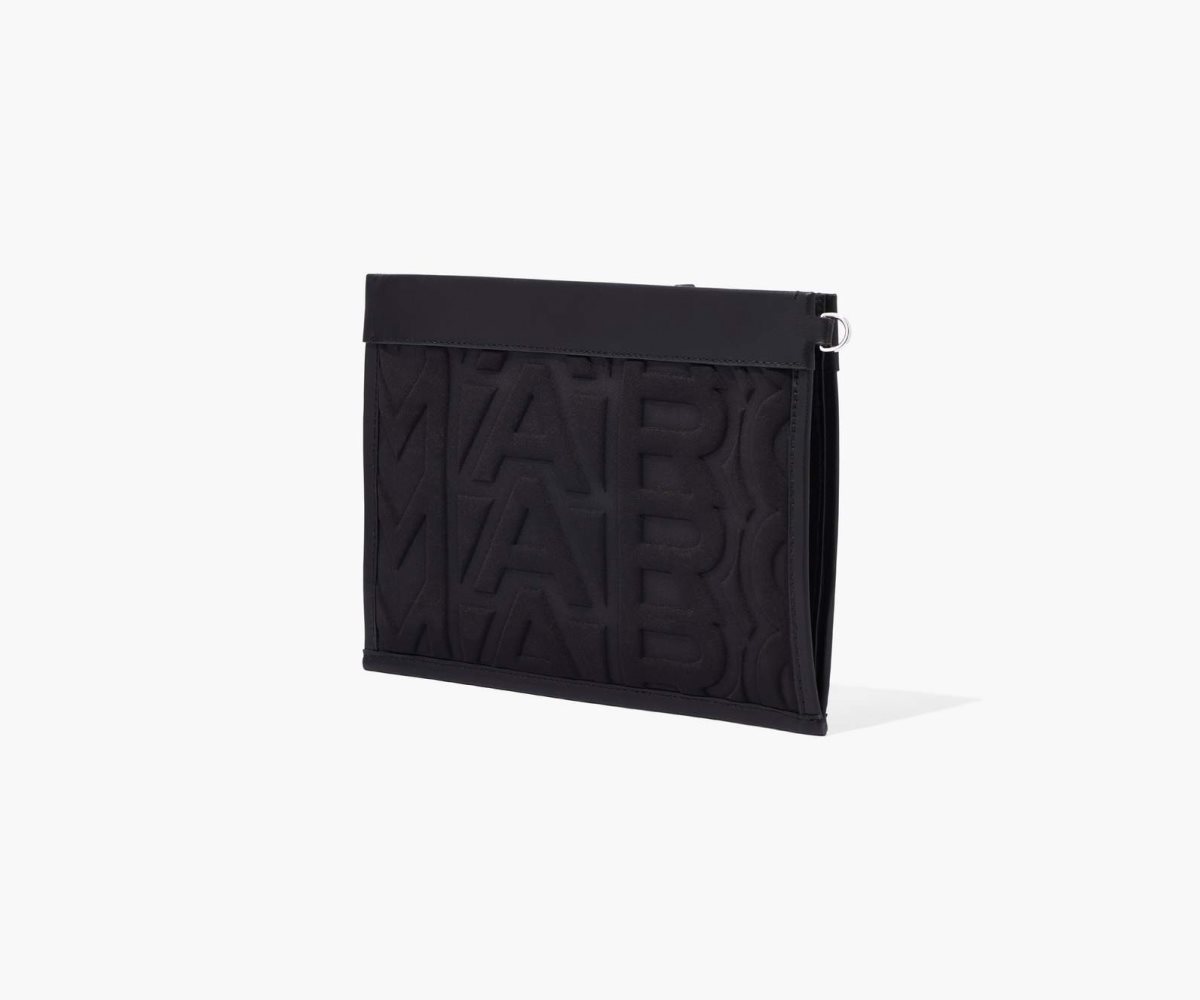 Marc Jacobs Monogram Neoprene Large Wristlet Negras | 0849356-SU