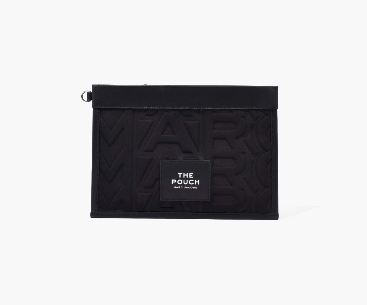 Marc Jacobs Monogram Neoprene Large Wristlet Negras | 0849356-SU