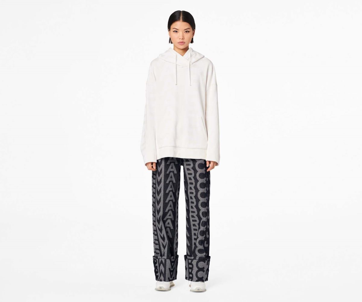 Marc Jacobs Monogram Oversized Hoodie Blancas | 4923750-HC