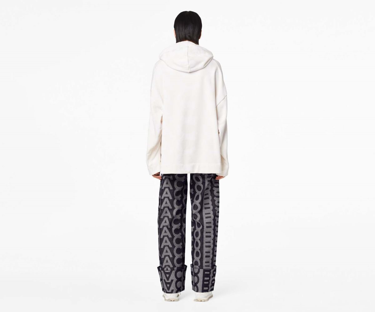 Marc Jacobs Monogram Oversized Hoodie Blancas | 4923750-HC