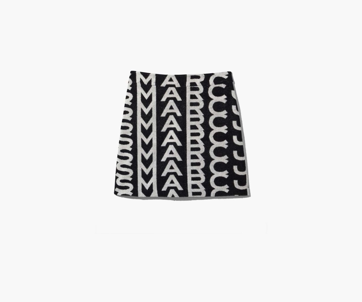 Marc Jacobs Monogram Terry Skirt Negras Blancas | 0543127-YL