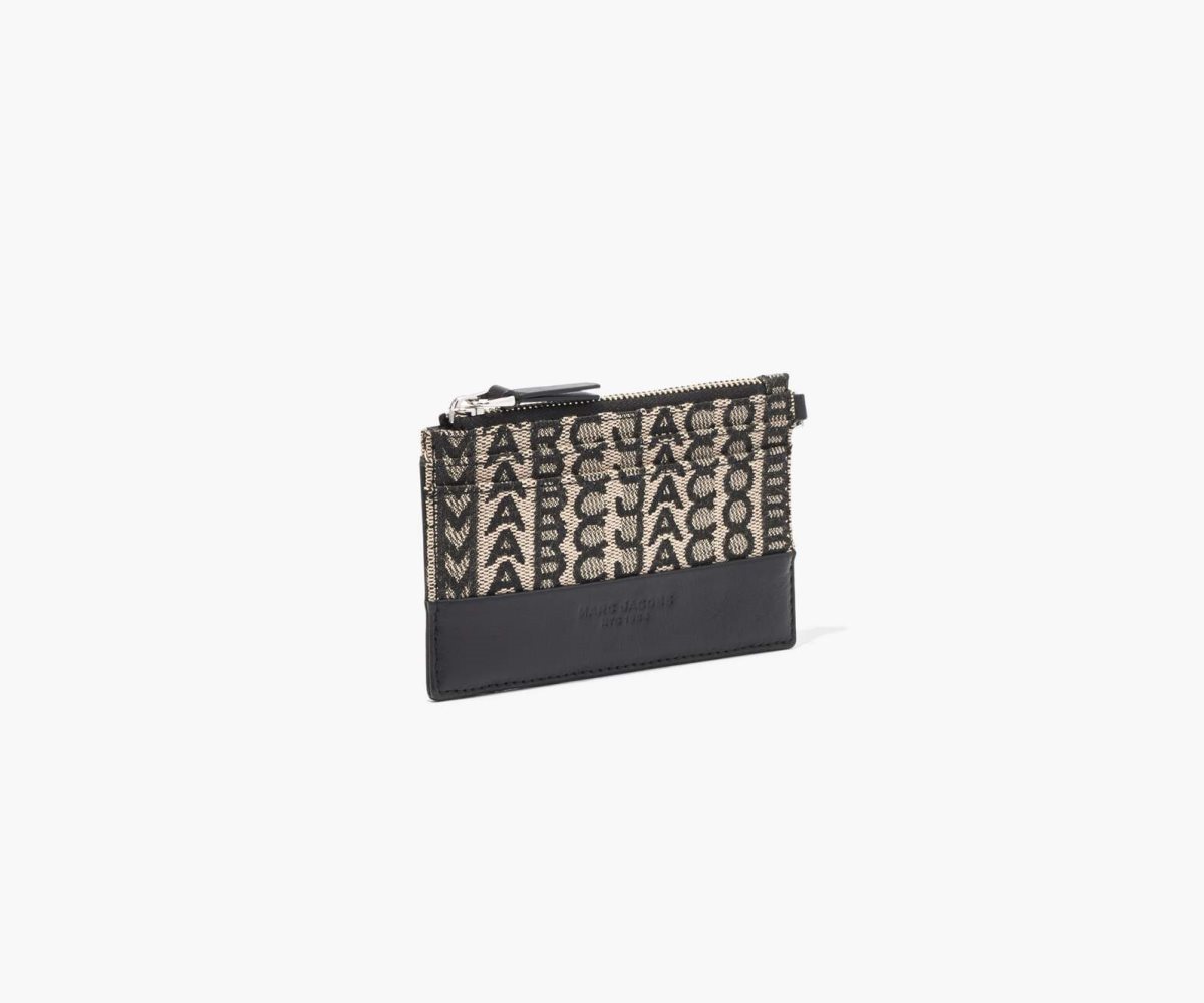 Marc Jacobs Monogram Top Zip Wristlet Beige Multicolor | 2491538-QR