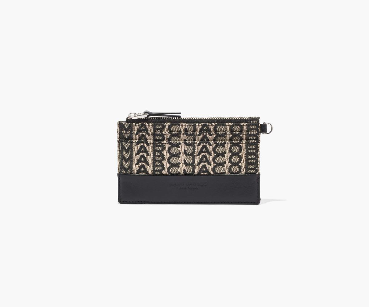 Marc Jacobs Monogram Top Zip Wristlet Beige Multicolor | 2491538-QR