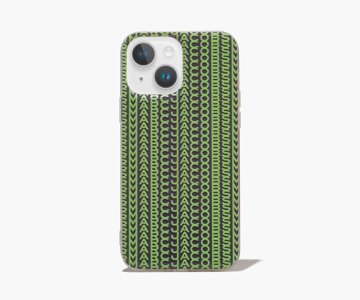 Marc Jacobs Monogram iPhone Case 14 Gris Verde | 2617035-MS