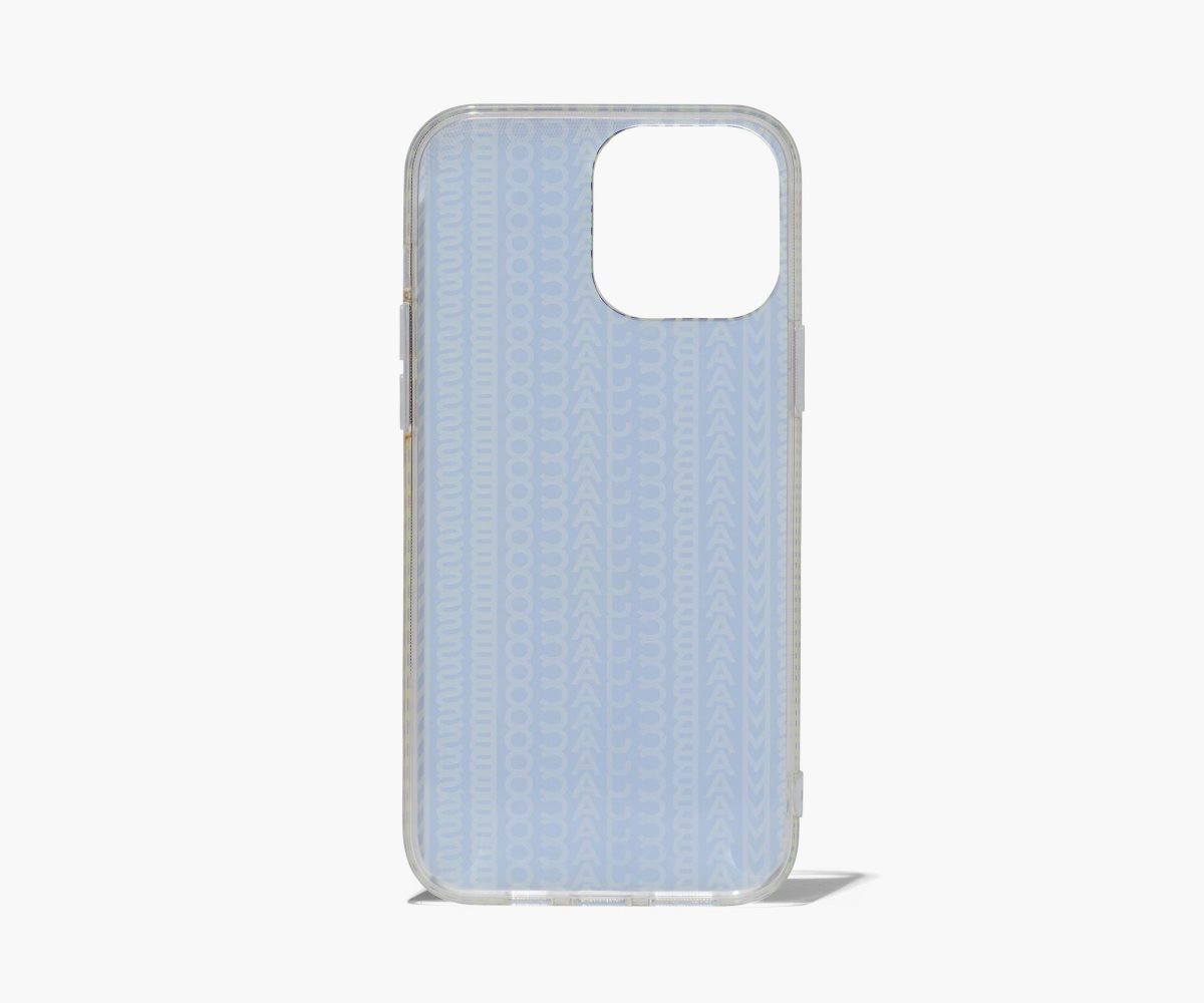 Marc Jacobs Monogram iPhone Case 14 Pro Gris Verde | 1504378-RE