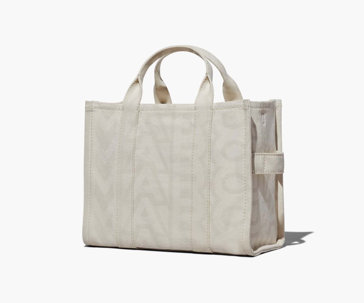 Marc Jacobs Outline Monogram Medium Tote Bag Blancas | 6128745-CZ