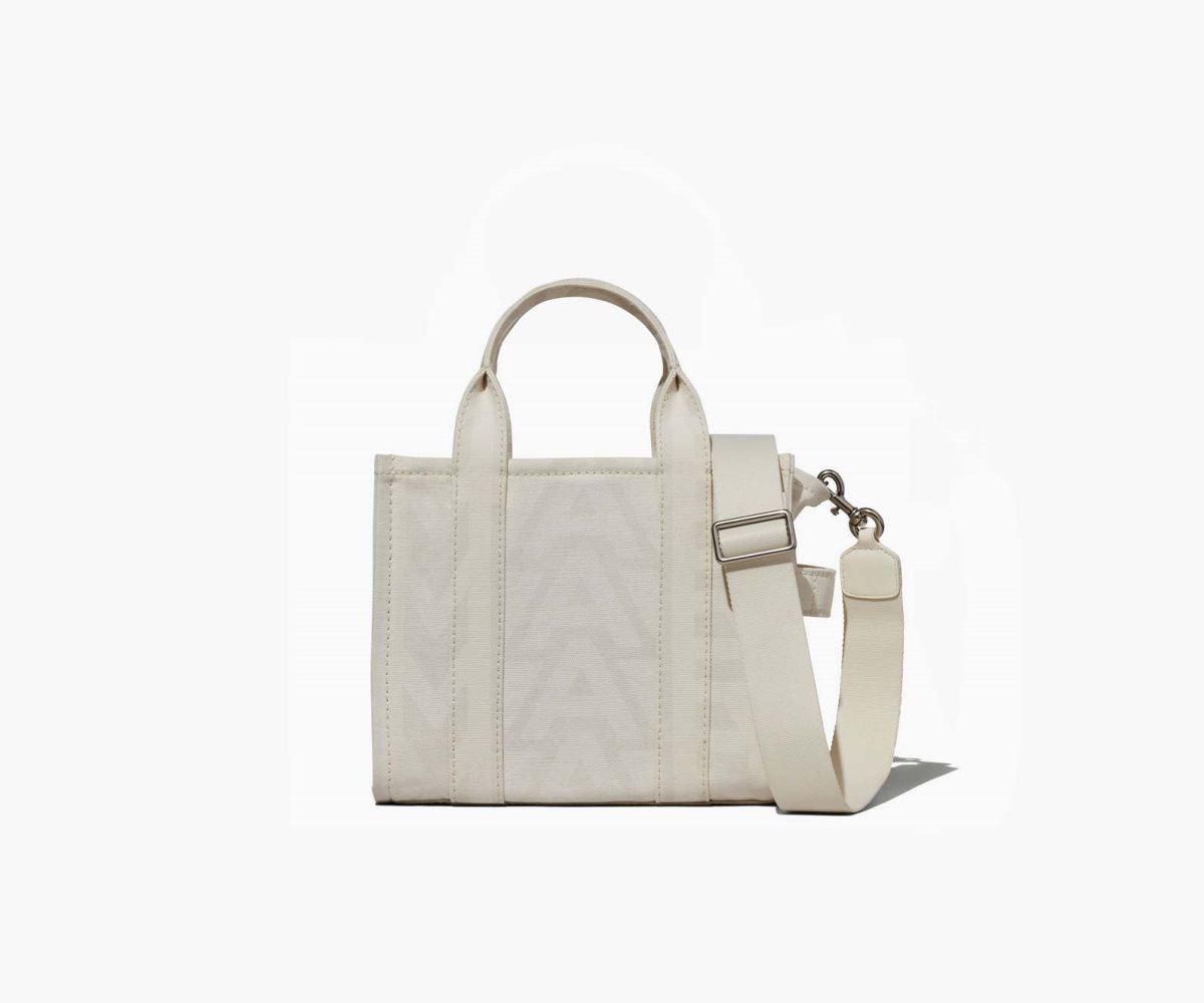 Marc Jacobs Outline Monogram Mini Tote Bag Blancas | 0628935-DO