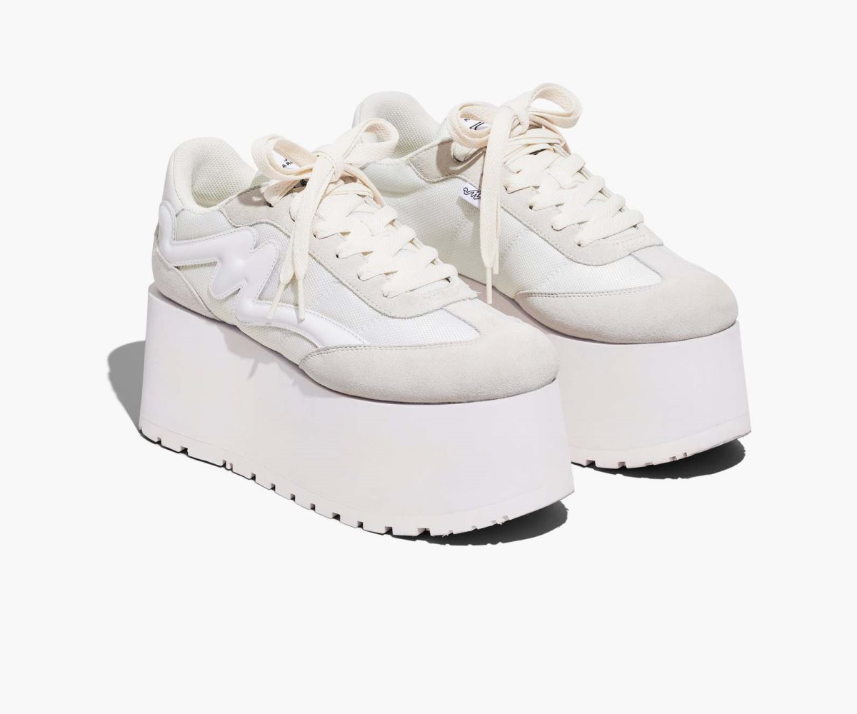 Marc Jacobs Plataforma Jogger Blancas | 4756182-OW