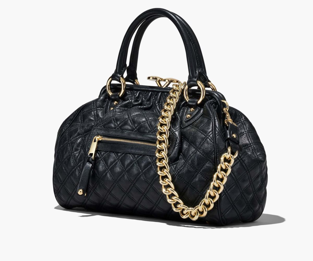 Marc Jacobs Re-Edition Acolchado Cuero Stam Bag Negras | 5129340-PS