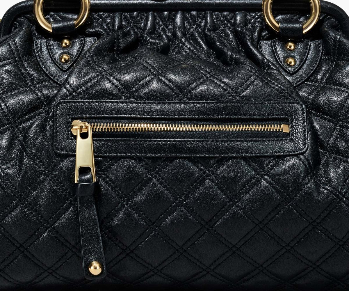 Marc Jacobs Re-Edition Acolchado Cuero Stam Bag Negras | 5129340-PS