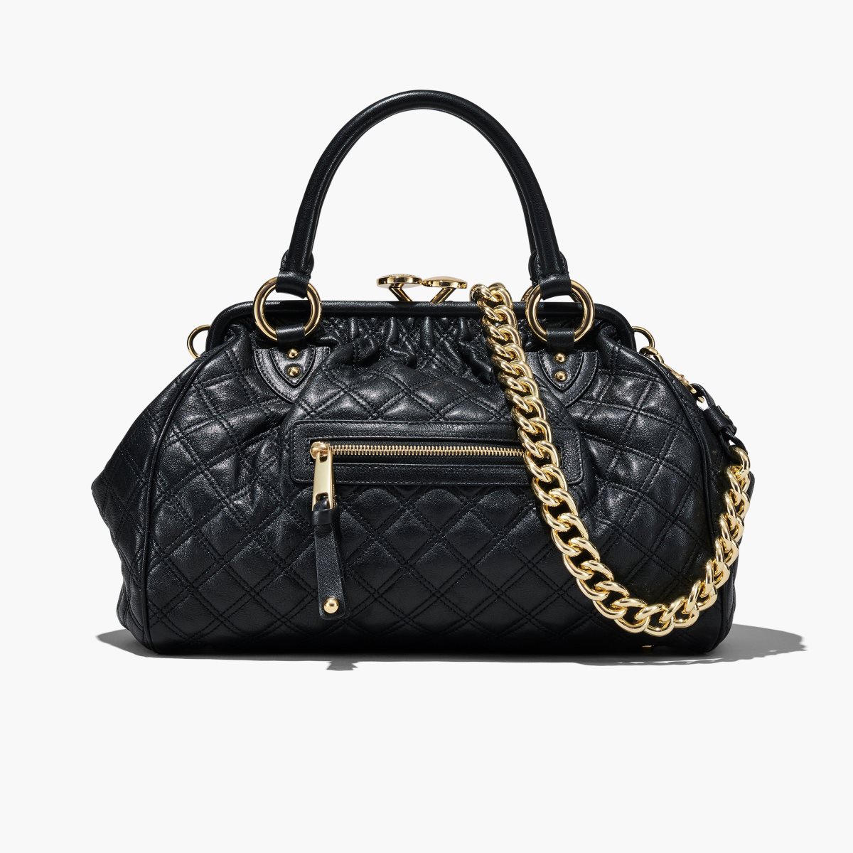 Marc Jacobs Re-Edition Acolchado Cuero Stam Bag Negras | 5129340-PS