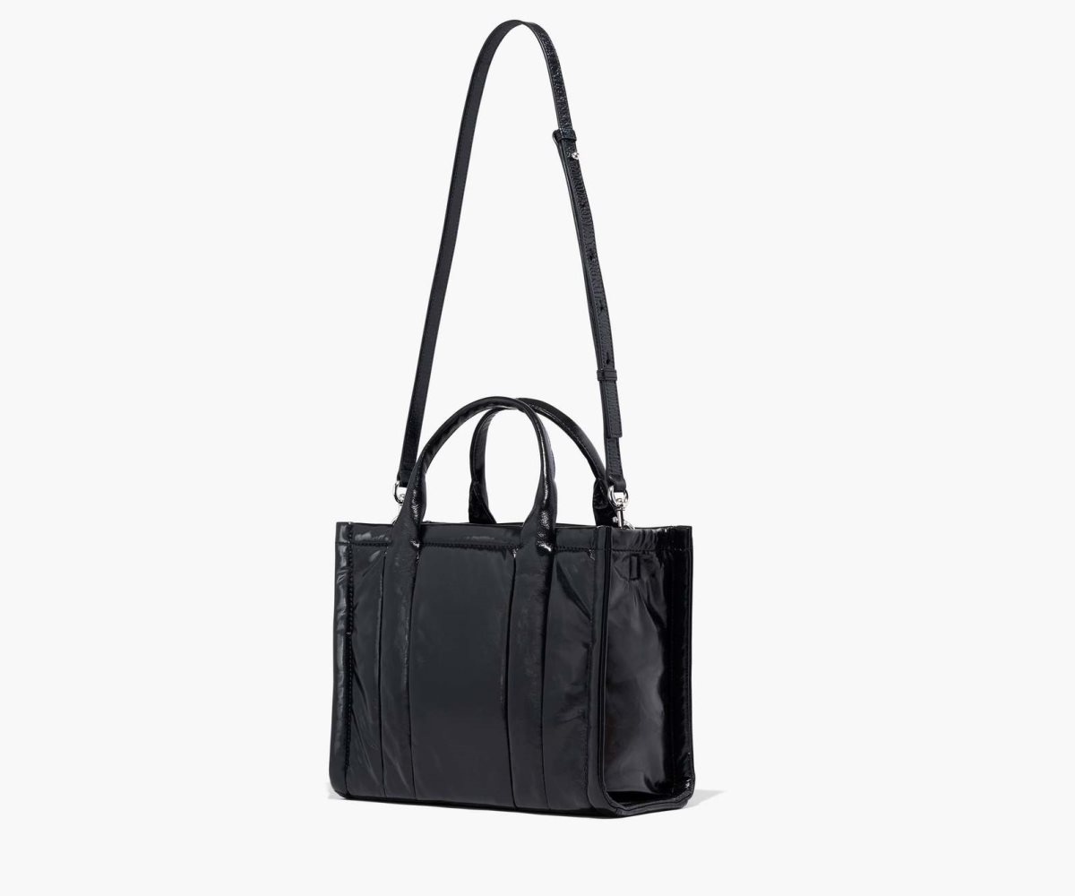 Marc Jacobs Shiny Crinkle Medium Tote Bag Negras | 3075649-BH