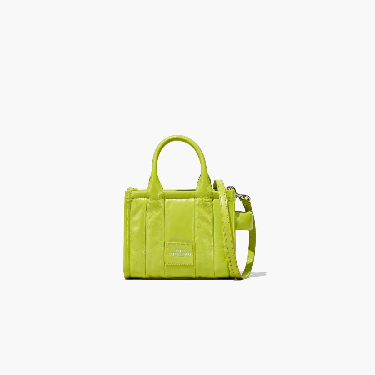 Marc Jacobs Shiny Crinkle Micro Tote Verde Claro | 5398074-WF