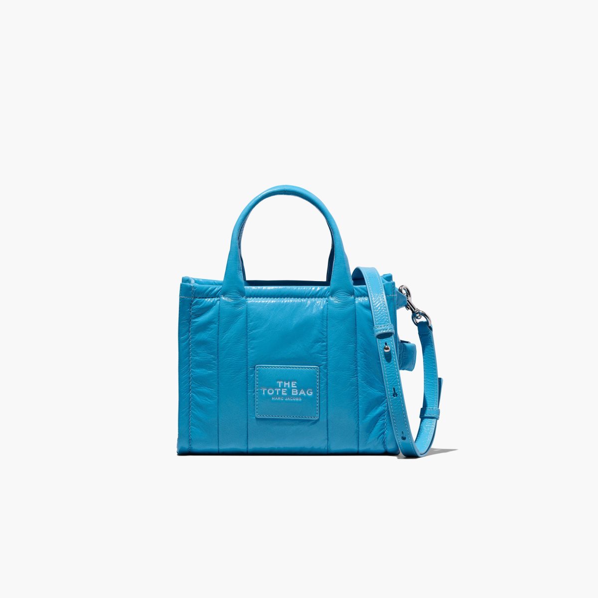 Marc Jacobs Shiny Crinkle Mini Tote Azules | 2186379-IU