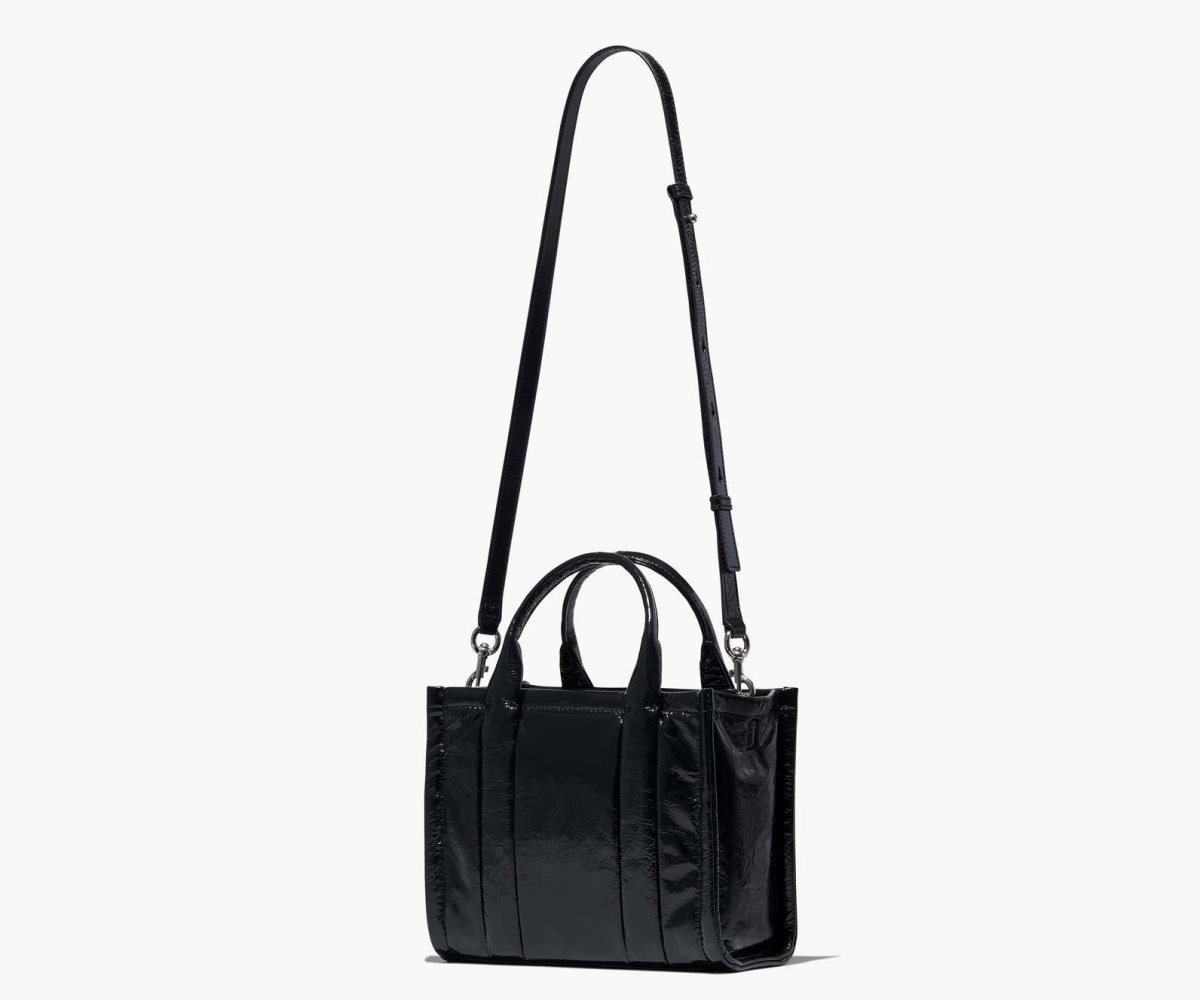 Marc Jacobs Shiny Crinkle Mini Tote Negras | 7514820-EY