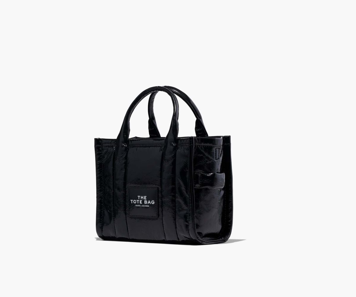 Marc Jacobs Shiny Crinkle Mini Tote Negras | 7514820-EY