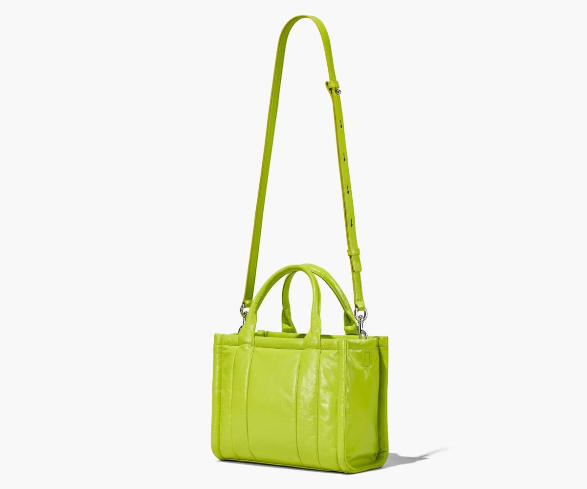 Marc Jacobs Shiny Crinkle Mini Tote Verde Claro | 3489506-BF