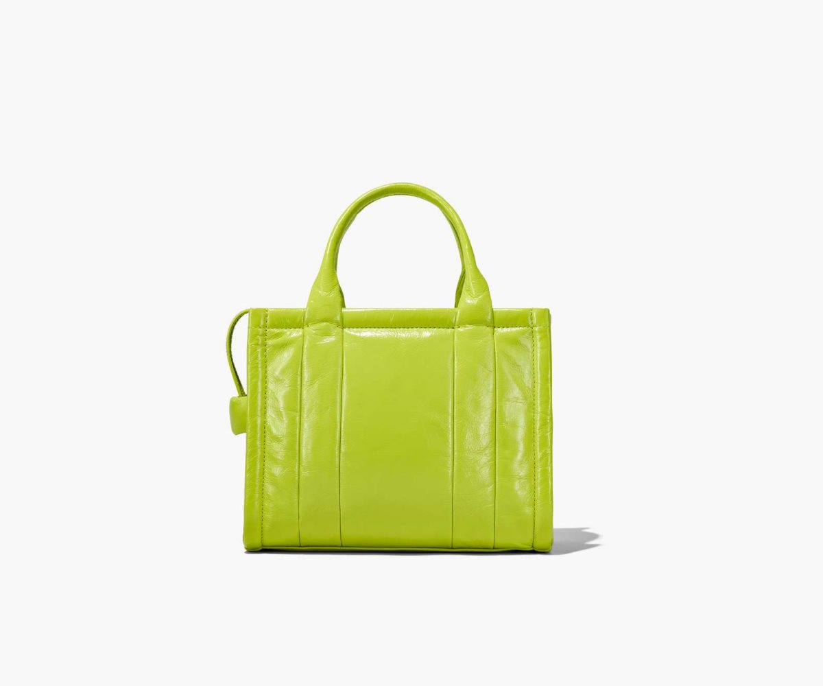 Marc Jacobs Shiny Crinkle Mini Tote Verde Claro | 3489506-BF