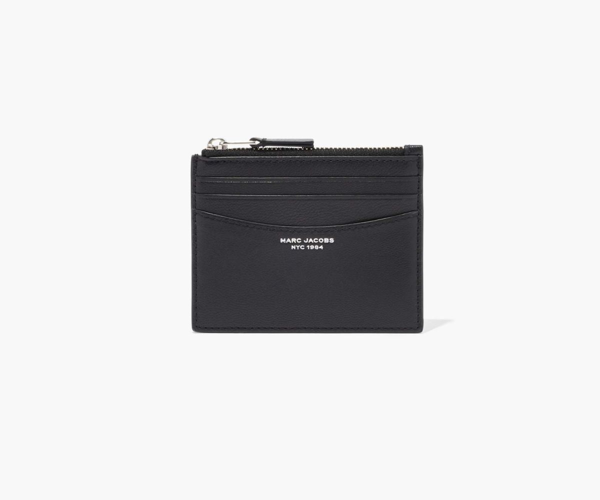 Marc Jacobs Slim 84 Zip Card Case Negras | 1862754-IJ