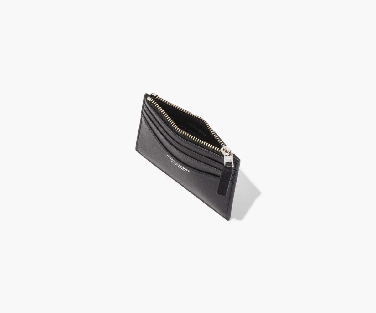 Marc Jacobs Slim 84 Zip Card Case Negras | 1862754-IJ