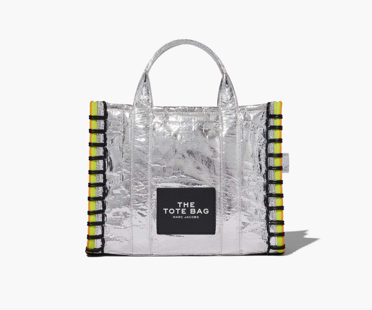 Marc Jacobs Tarp Medium Tote Plateadas | 0268537-ZJ