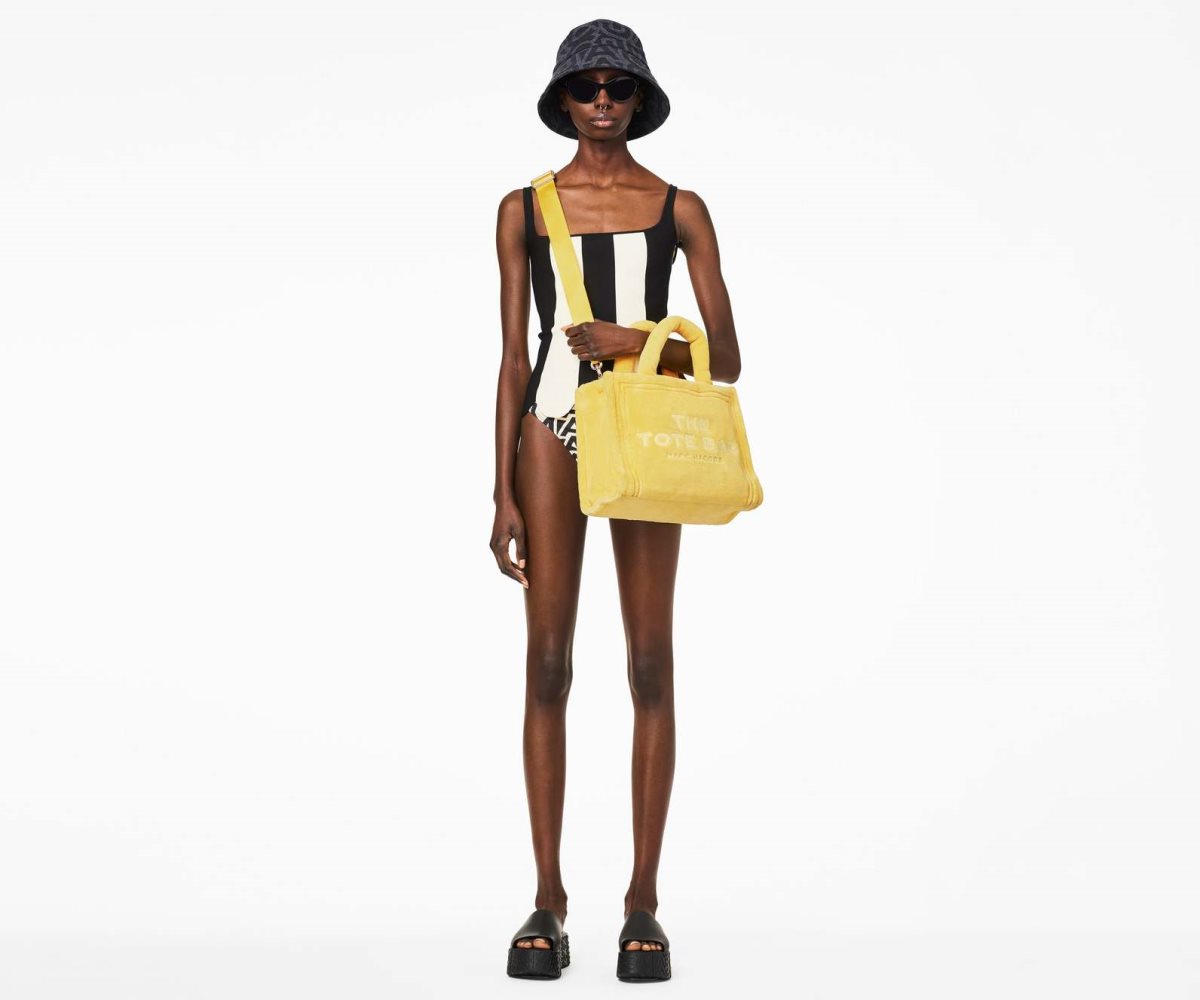 Marc Jacobs Terry Medium Tote Bag Amarillo | 5608934-FI