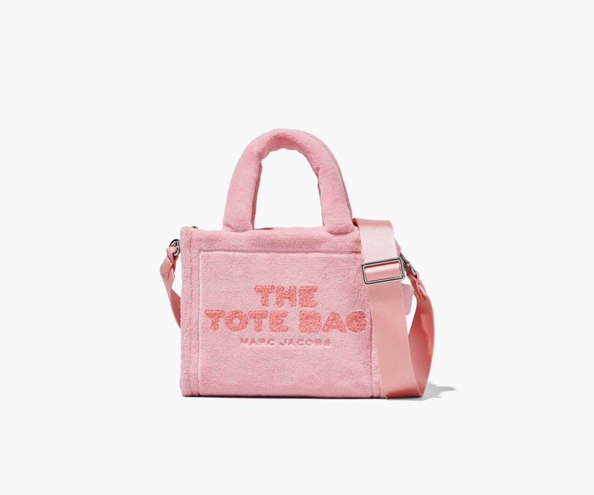 Marc Jacobs Terry Mini Tote Bag Rosas Claro | 0145873-TM