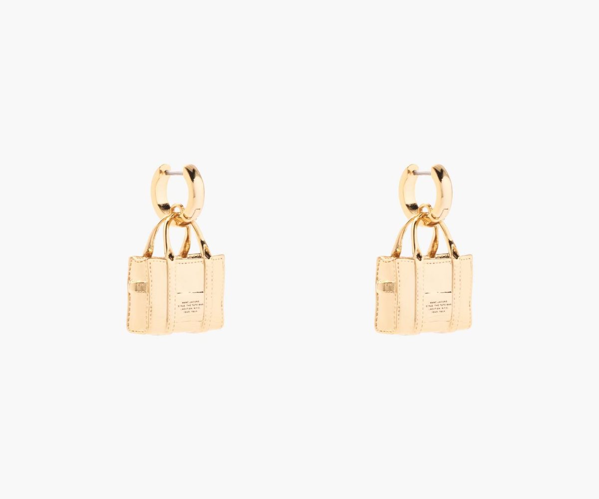 Marc Jacobs Tote Bag Earrings Doradas Claro | 6809472-BU