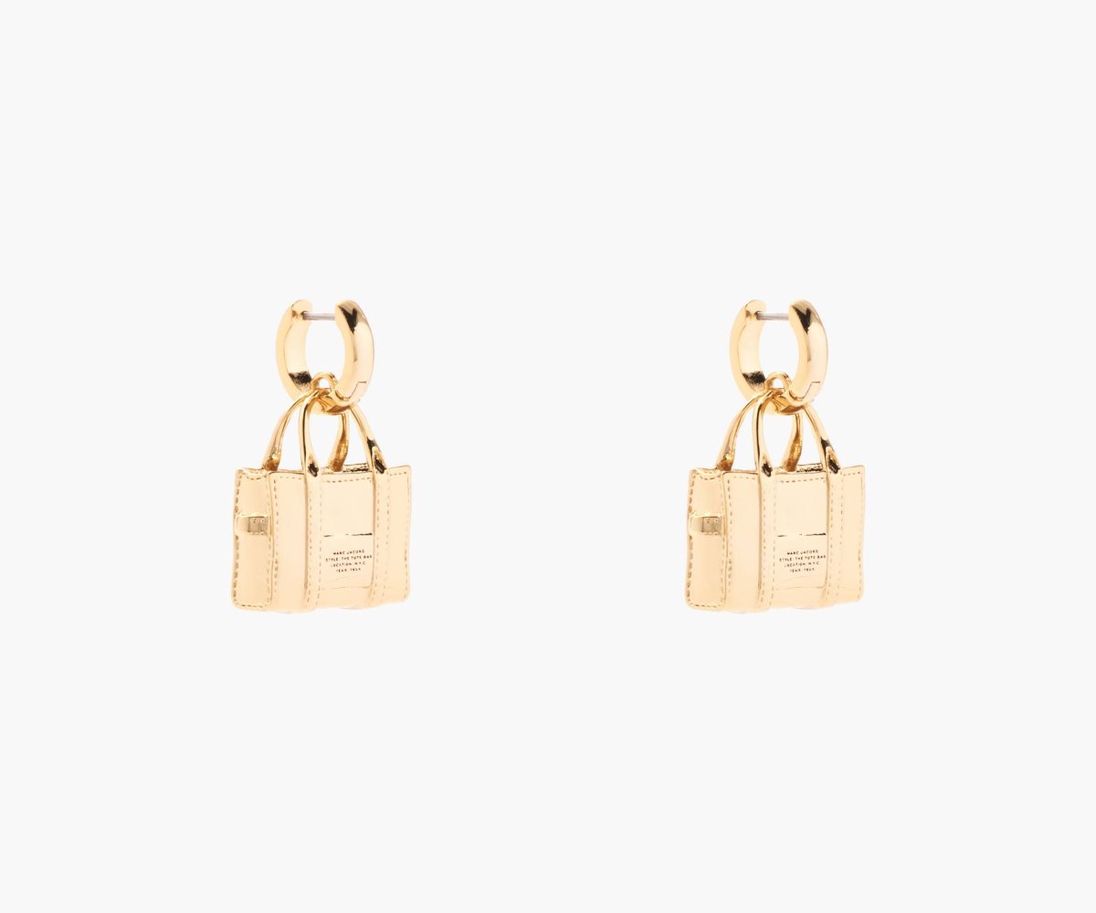 Marc Jacobs Tote Bag Earrings Doradas Claro | 6809472-BU