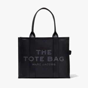 Marc Jacobs Cuero Large Tote Bag Negras | 5183976-OM