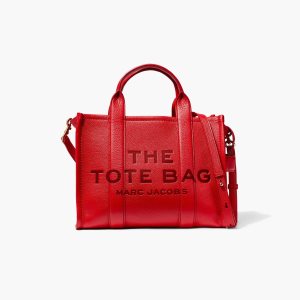 Marc Jacobs Cuero Medium Tote Bag Rojas | 0431265-VT