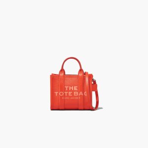 Marc Jacobs Cuero Micro Tote Bag Naranjas | 9852071-ID