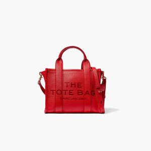 Marc Jacobs Cuero Mini Tote Bag Rojas | 2486103-YB