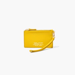 Marc Jacobs Cuero Top Zip Wristlet Naranjas | 4917582-VD