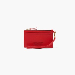 Marc Jacobs Cuero Top Zip Wristlet Rojas | 6097254-UV