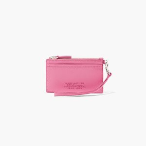 Marc Jacobs Cuero Top Zip Wristlet Rosas | 8046193-XC