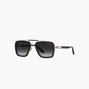 Marc Jacobs Icon Square Pilot Sunglasses Negras | 5189302-RC