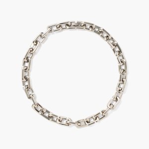 Marc Jacobs J Marc Chain Link Necklace Plateadas | 8371256-AJ