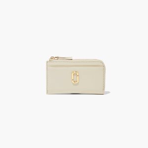 Marc Jacobs J Marc Top Zip Multi Wallet Blancas | 5192384-ET