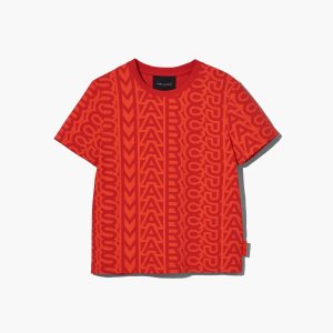 Marc Jacobs Monogram Baby Tee Naranjas Rojas | 8409637-OS