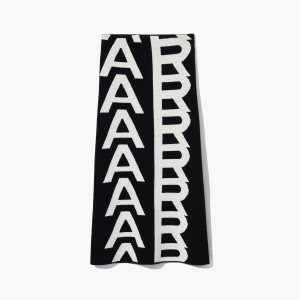 Marc Jacobs Monogram Knit Tube Skirt Negras Blancas | 0627984-ZI