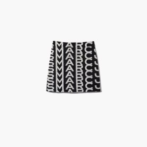 Marc Jacobs Monogram Terry Skirt Negras Blancas | 0543127-YL