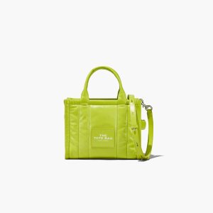 Marc Jacobs Shiny Crinkle Mini Tote Verde Claro | 3489506-BF